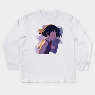 Your Name Minimalist (Mitsuha) Kids Long Sleeve T-Shirt